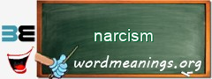 WordMeaning blackboard for narcism